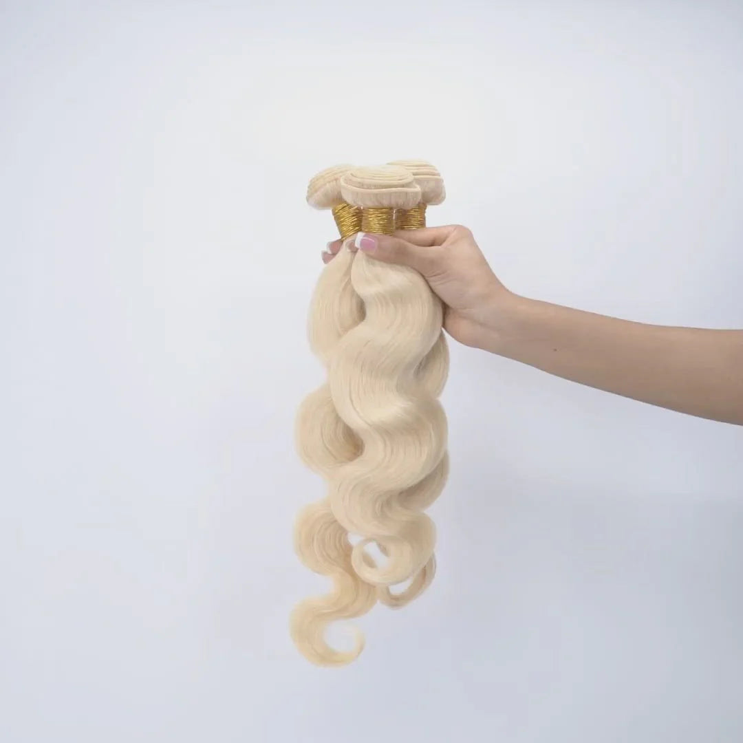 Russian Blonde Body Wave Bundle Deals