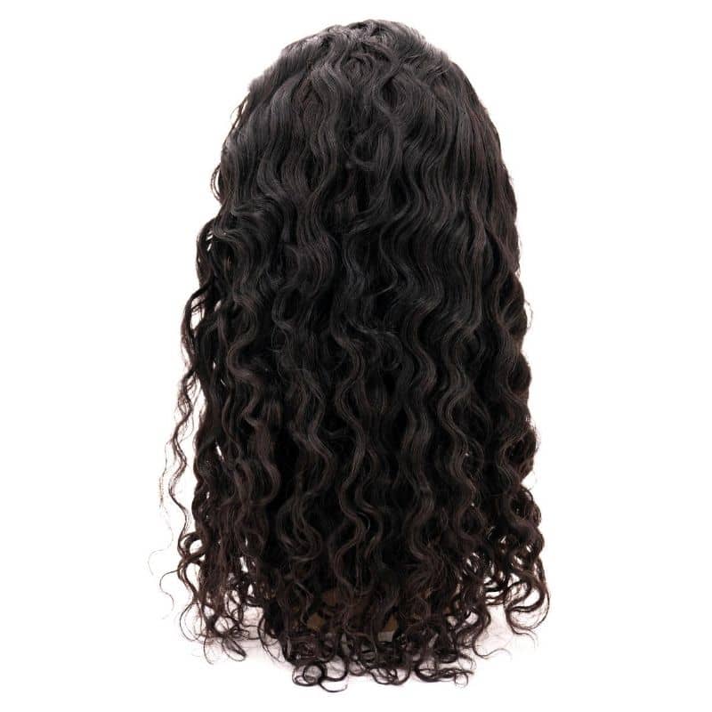 Beach Wave 4x4 Transparent Closure Wig