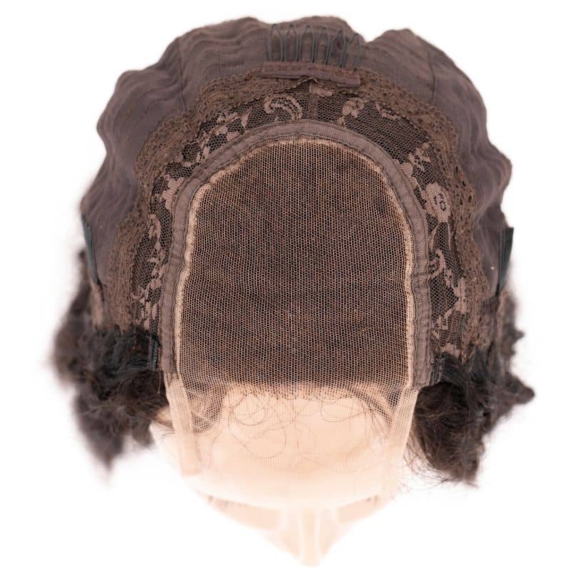 Black Girl Collections Kinky Curly 4x4 Transparent Closure Wig