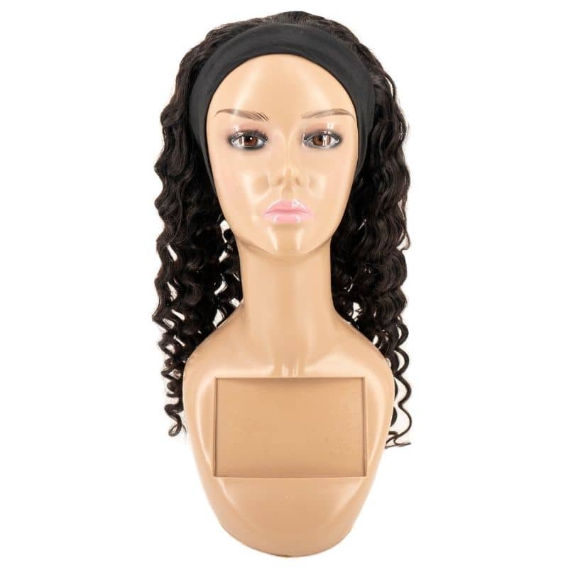 Black Girl Collections Deep Wave Headband Wig
