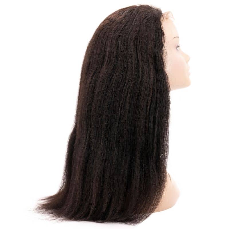 Black Girl Collections Kinky Straight 4x4 Transparent Closure Wig