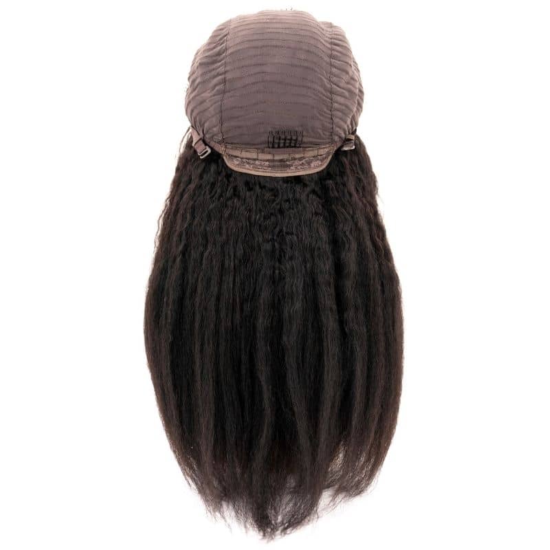 Black Girl Collections Kinky Straight 4x4 Transparent Closure Wig