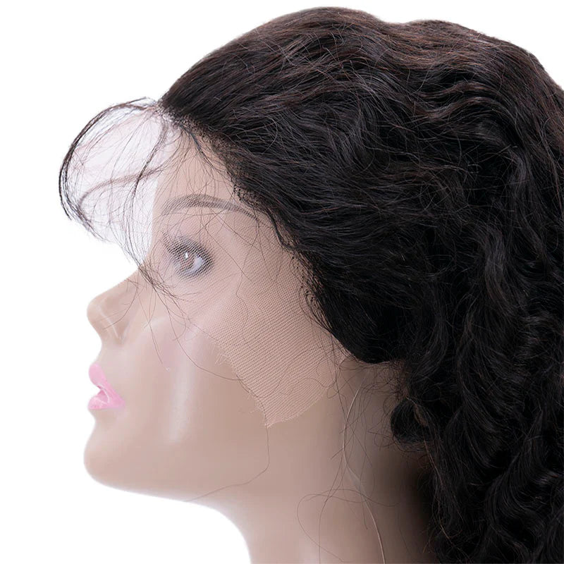 Deep Wave 13x4 Transparent Lace Front Wig